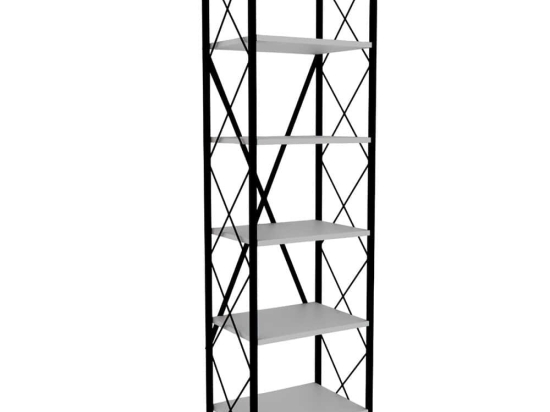 Ραφιέρα Δαπέδου Suadiye 854KLN3614 50x30x180cm White