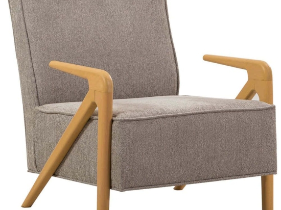 Πολυθρόνα Larus Wood 867UNQ1089 70x86x90cm Oak-Grey