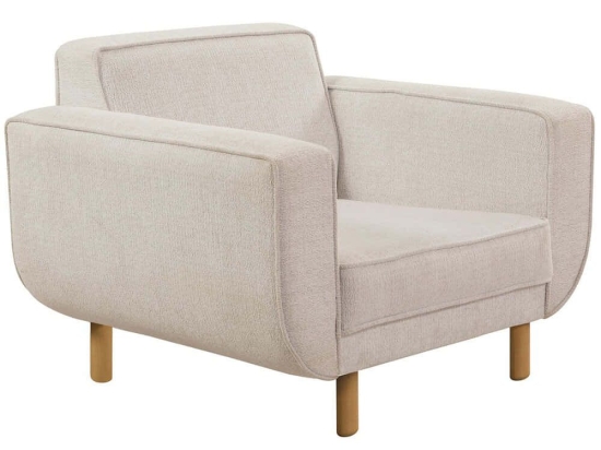 Πολυθρόνα Larus 867UNQ1095 103x92x81cm Oak-Cream