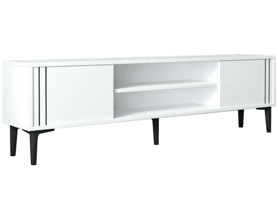 Έπιπλο Τηλεόρασης Snow 382NRC1148 140x29,6x44,6cm White