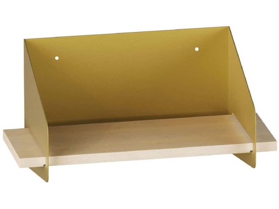 Ράφι Τοίχου Medium Arm 491CRT1304 40x19x20cm Gold