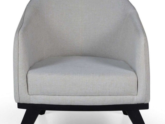 Πολυθρόνα Leon 560ARE2917 75x90x82cm Light Grey-Black