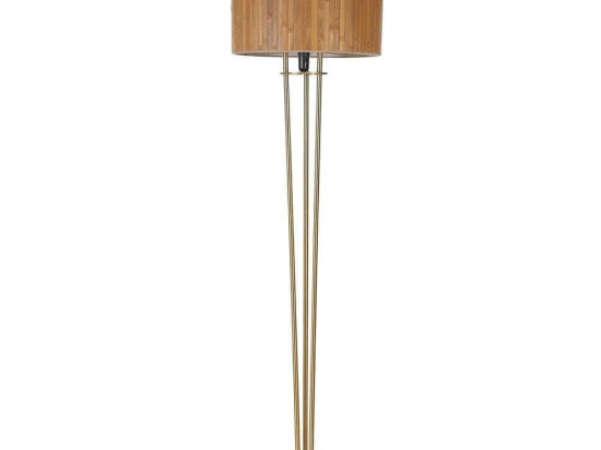 Φωτιστικό Δαπέδου Belen 534LUN4454 Φ30x165cm E27 40W Brown-Gold Opviq