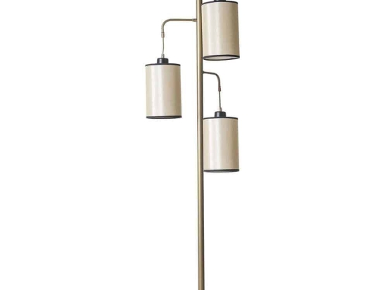 Φωτιστικό Δαπέδου Jozef 534LUN4522 Φ40x150cm 3xE27 40W Cream-Gold Opviq