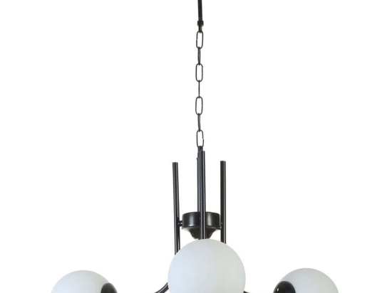Φωτιστικό Οροφής Nevada 846STL5173 Φ65x70cm 3xE27 40W Black-White Opviq