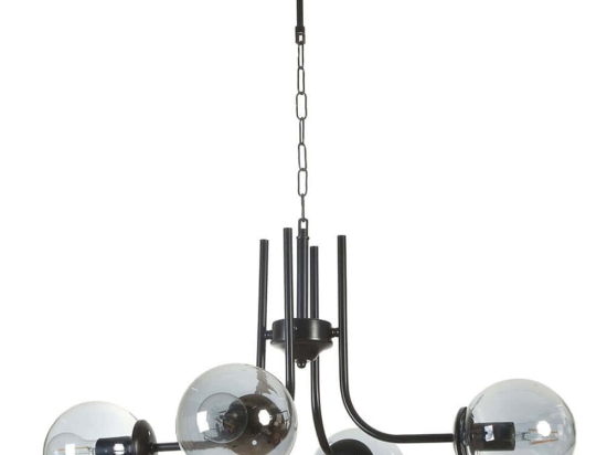 Φωτιστικό Οροφής Nevada 846STL5177 Φ65x70cm 4xE27 40W Black Opviq