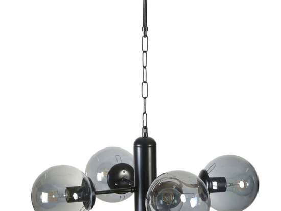 Φωτιστικό Οροφής Bankok 846STL5183 Φ45x70cm 4xE27 40W Black Opviq