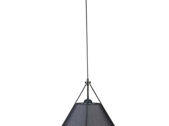 Φωτιστικό Οροφής Romeo 846STL5214 Φ40x70cm 1xE27 40W Black