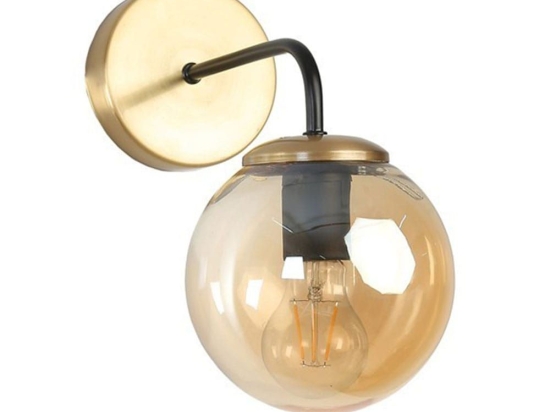 Φωτιστικό Τοίχου - Απλίκα Pablo 846STL4119 15x30x25cm 1xE27 40W Black-Gold Opviq