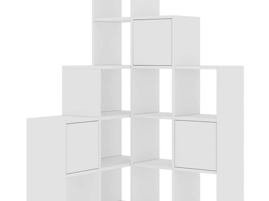 Βιβλιοθήκη Paleo 855DTE3785 150,8x28x150,8cm White
