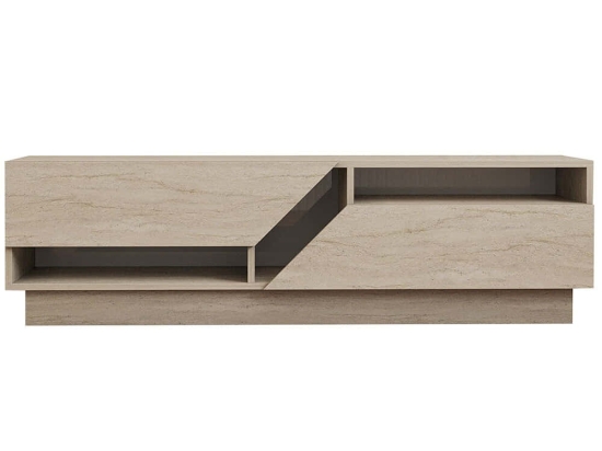 Έπιπλο Τηλεόρασης Koza 835PUQ6409 160x40x45cm Travertine Beige