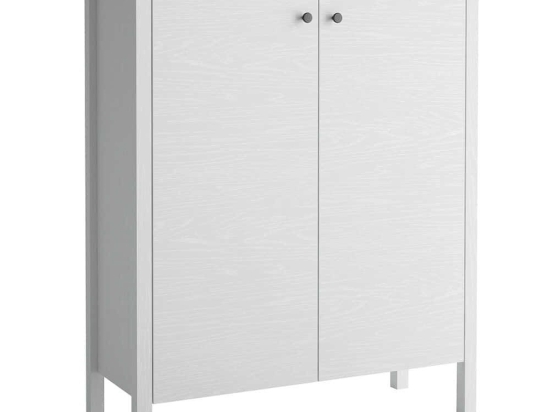 Παπουτσοθήκη 787CDL1101 90x35x118cm White Μοριοσανίδα,Mdf