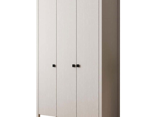 Ντουλάπα Τρίφυλλη 787CDL1308 98x54x195cm White Τρίφυλλη