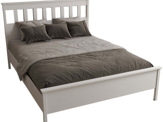 Κρεβάτι 787CDL1402 169x205x120cm White Διπλό