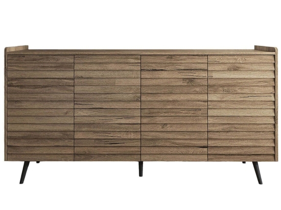 Μπουφές 787CDL1706 180x44x92cm Walnut Μοριοσανίδα,Mdf