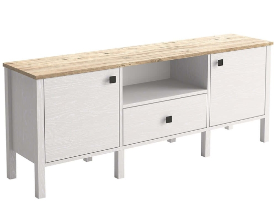 Έπιπλο Τηλεόρασης 787CDL1805 150x35x60cm White-Natural
