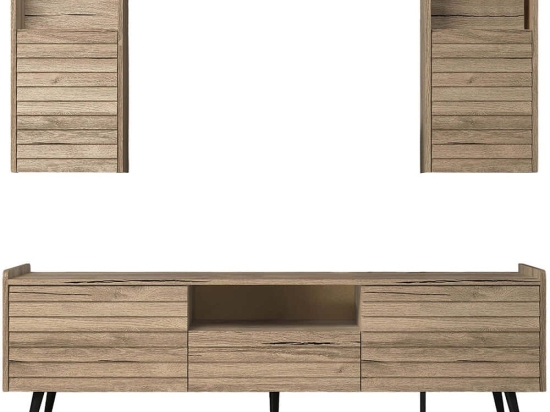 Σύνθεση Τηλεόρασης 787CDL1819 180x40x55cm Walnut