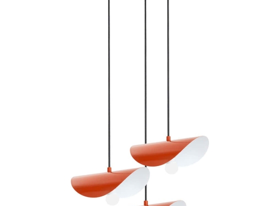 Φωτιστικό Οροφής Eger 892OPV2062 Φ50x106cm 3xE27 40W Orange Opviq