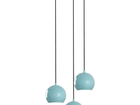 Φωτιστικό Οροφής Top 892OPV2083 Φ45x111cm 3xE27 40W Turquoise