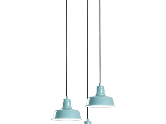 Φωτιστικό Οροφής Memati 892OPV2087 Φ45x108cm 3xE27 40W Turquoise Opviq