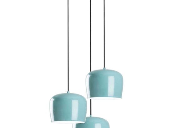 Φωτιστικό Οροφής Yozgat 892OPV2103 Φ45x114cm 3xE27 40W Turquoise Opviq
