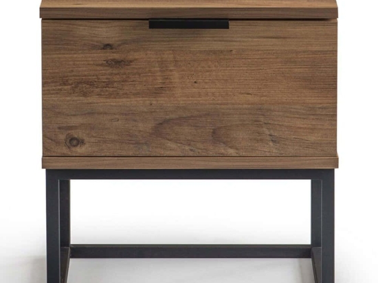 Κομοδίνο 304THD1201 45x40x53cm Pine-Black