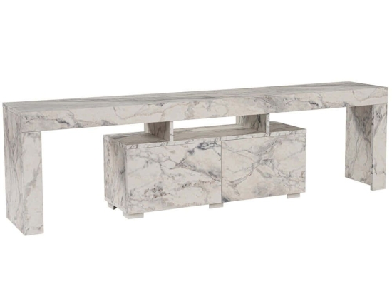Έπιπλο Τηλεόρασης Enclave 241NRD1318 180x31,3x50cm Marble Effect White