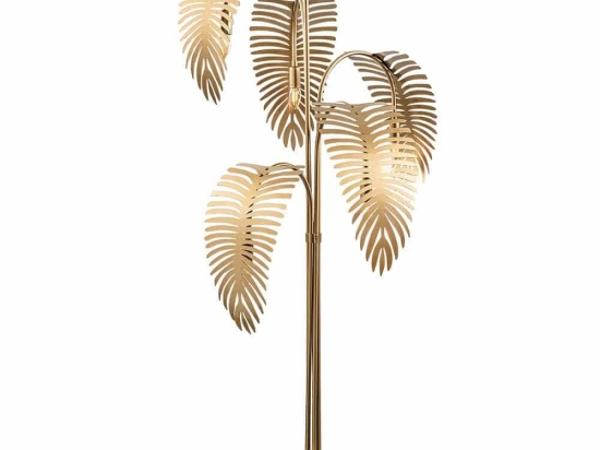 Φωτιστικό Δαπέδου Palm 521SHN1537 71x71x157cm 5xE14 40W Gold Opviq