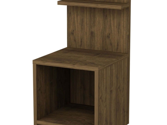 Κομοδίνο Vidora 935CMN2415 35,6x37,4x72cm Walnut