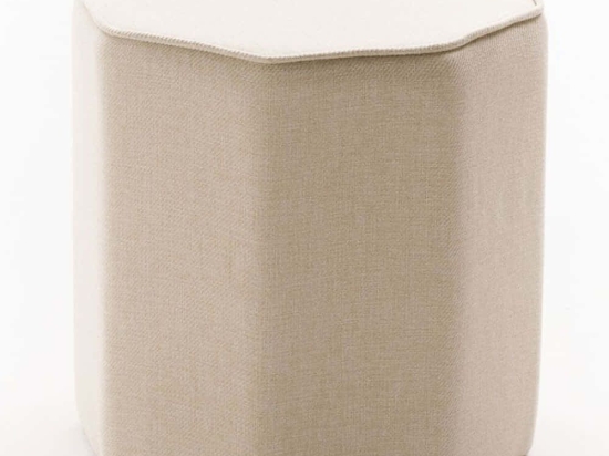 Σκαμπό Inozu 825BLC5160 Φ40x40cm Cream