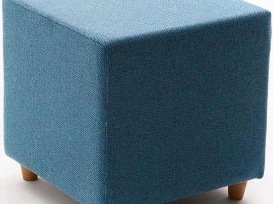 Σκαμπό Olimpos 825BLC5171 40x40x40cm Blue
