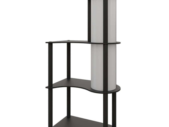 Φωτιστικό Δαπέδου Με Ραφάκια 666PTR1111 50x30x120cm 1xE27 40W Black Opviq