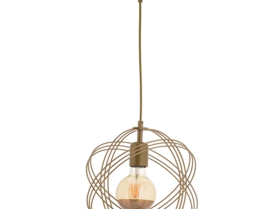 Φωτιστικό Οροφής Sheldon 390FLH2305 Φ26x60cm 1xE27 40W Gold Opviq