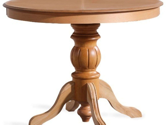 Τραπέζι Επεκτεινόμενο Eva 117FRF1403 118/158x118x75cm Natural Mdf,Ξύλο