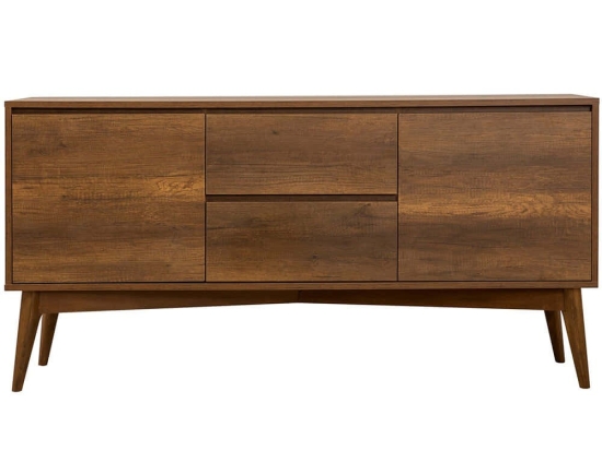 Μπουφές Vina 869VEL1735 170x45x82,5cm Walnut Μοριοσανίδα, Μελαμίνη