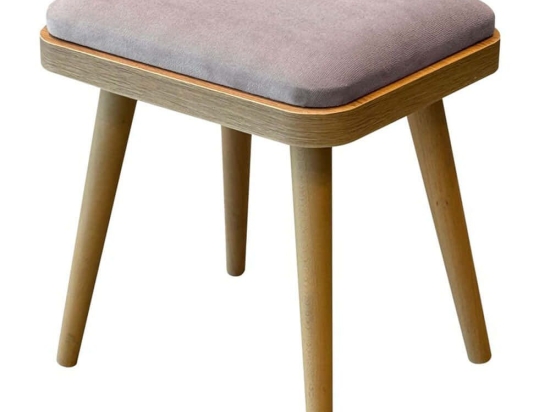 Σκαμπό Vina Mini (Σετ 2Τμχ) 869VEL1457 40x33x46cm Oak-Grey