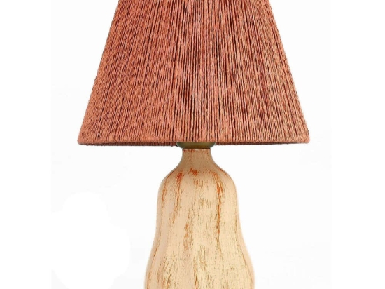 Φωτιστικό Επιτραπέζιο 687HMY2348 Φ20x40cm 1xE27 40W Cream-Natural Opviq