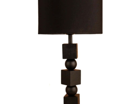 Φωτιστικό Επιτραπέζιο 687HMY2368 Φ30x60cm 1xE27 40W Black Opviq
