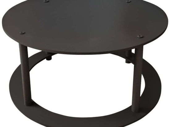 Τραπέζι Σαλονιού Hole Round 282PTR1507 Φ70x38cm Black