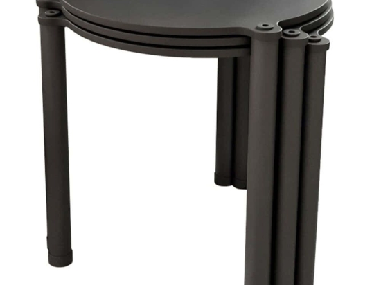 Ζιγκόν Lavia (Σετ 3Τμχ) 282PTR1529 34x34x40cm Black