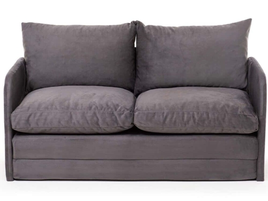 Καναπές - Κρεβάτι Διθέσιος Saga 859FTN2887 148x70x66cm Grey