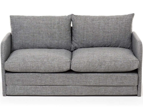Καναπές - Κρεβάτι Διθέσιος Saga 859FTN2888 148x70x66cm Light Grey
