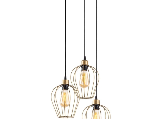 Φωτιστικό Οροφής Armut 892OPV2113 41x41x115cm 3xE27 40W Gold Opviq