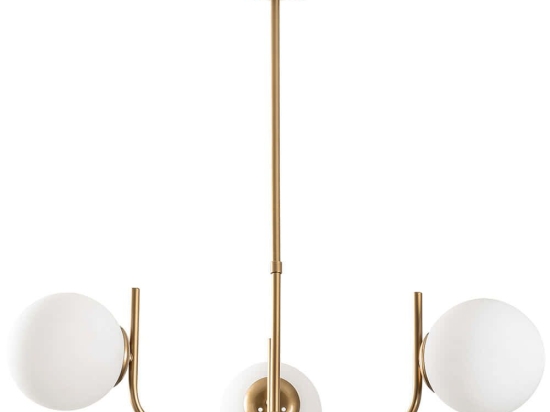 Φωτιστικό Οροφής Antler 521SHN3499 Φ53x70cm 3xE14 40W Gold Opviq