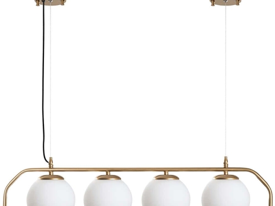 Φωτιστικό Οροφής - Ράγα Antler 521SHN3503 83x120cm 4xE14 40W Gold Opviq