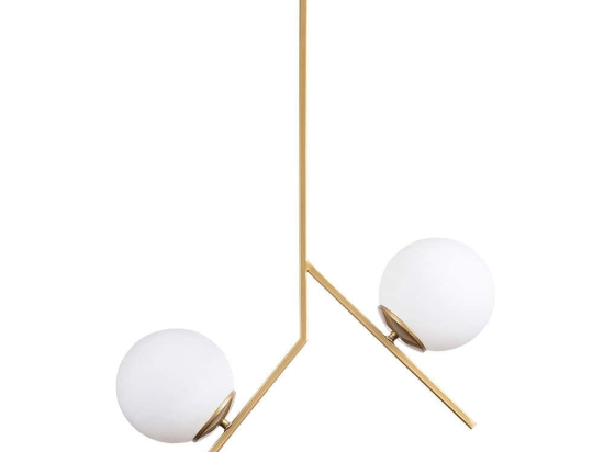 Φωτιστικό Οροφής Dolunay 521SHN3505 43x15x74cm 2xE27 40W Gold Opviq