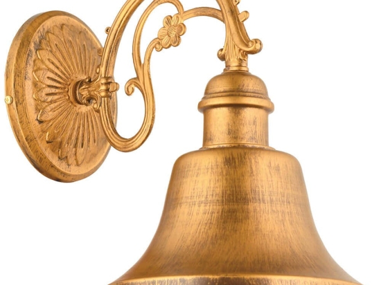 Φωτιστικό Τοίχου - Απλίκα 518LMS1404 Φ20,5x30cm 1xE27 40W Gold Opviq