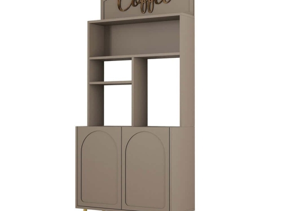 Ντουλάπι Kουζίνας Lyon 845HCT5803 81,3x35x201cm Mocha Particle Board, Melamine