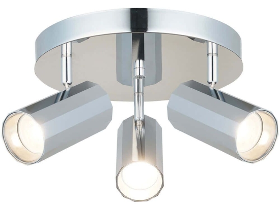 Φωτιστικό Οροφής - Σποτ Oktano 341LCA1131 35x15cm 3xGU10 7W Chrome Opviq