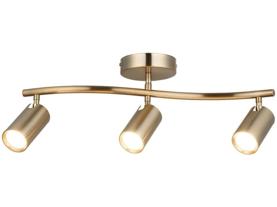 Φωτιστικό Οροφής - Σποτ Spotte 341LCA1222 55x25cm 3xGU10 7W Gold Opviq
